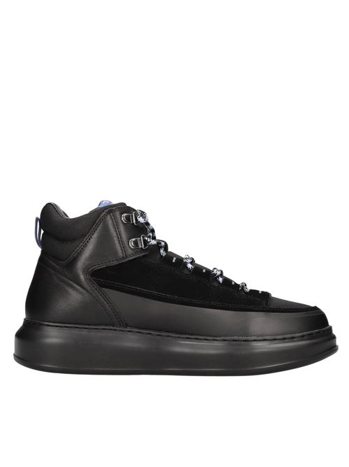 Scarponcini in camoscio e tessuto KARL LAGERFELD | KL52585 00XNERO